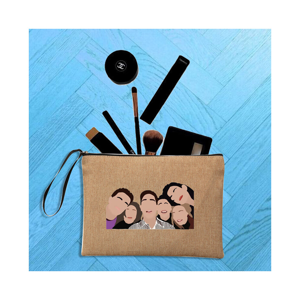 Makeup Bag Series Pattern Women Travel Cosmetic Box Student Pencil Bags Gift for Teachers
