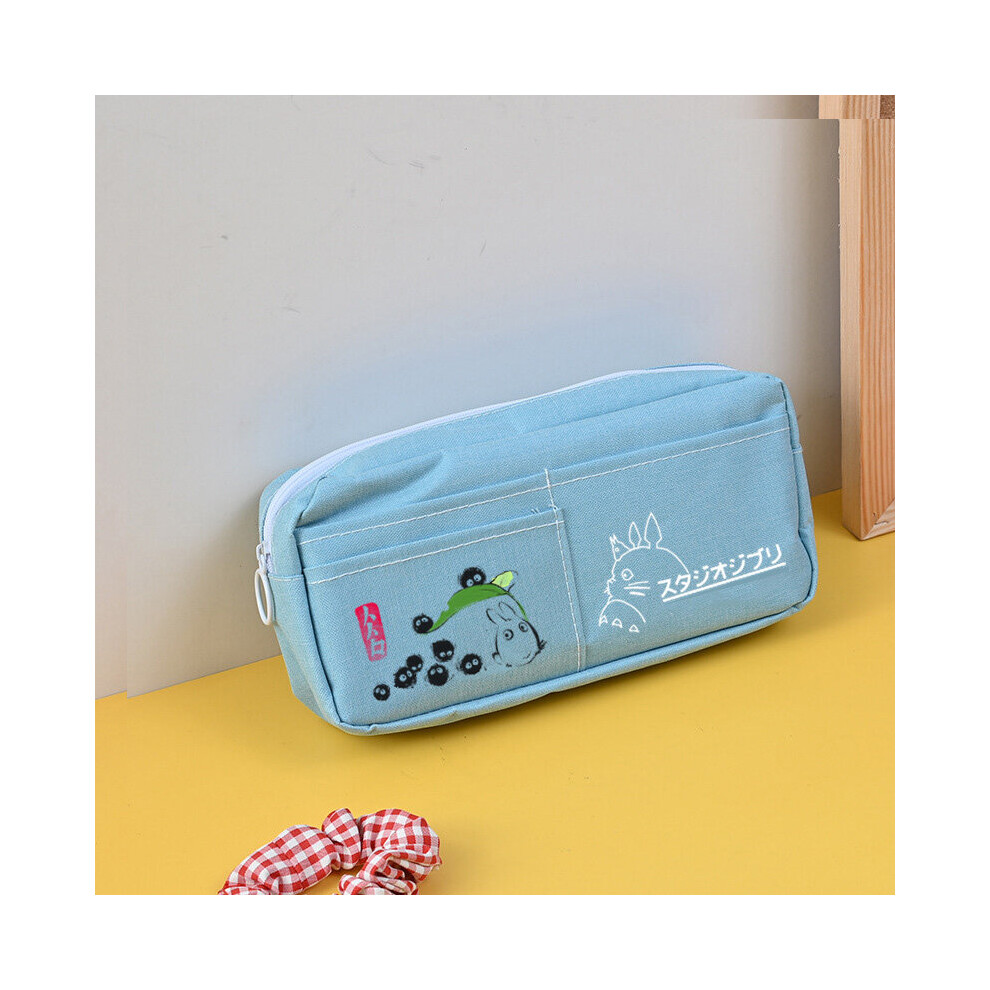 Anime Cosmetic Bag Women Pencil Case Makeup Storage Bag Holder Zipper Pouch