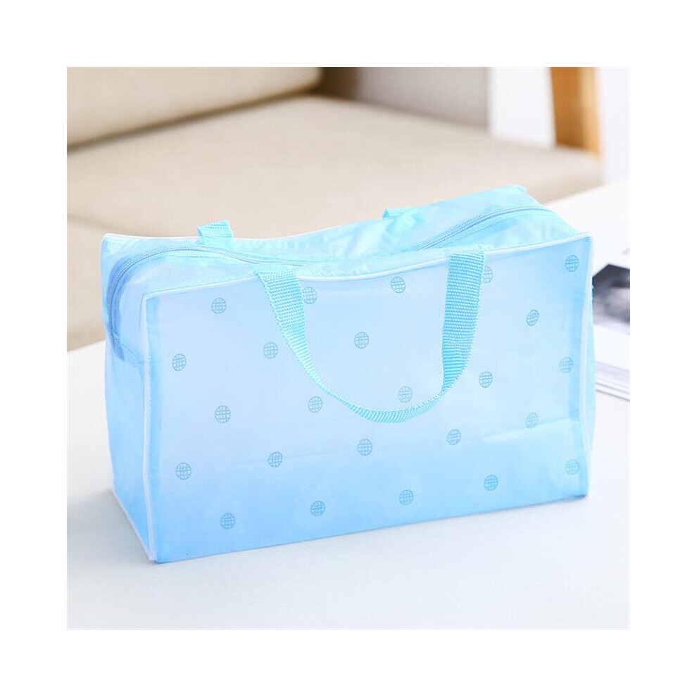 5 waterproof PVC cosmetic storage bag women transparent organizer for Makeup pouch compression Travelling Bath bags