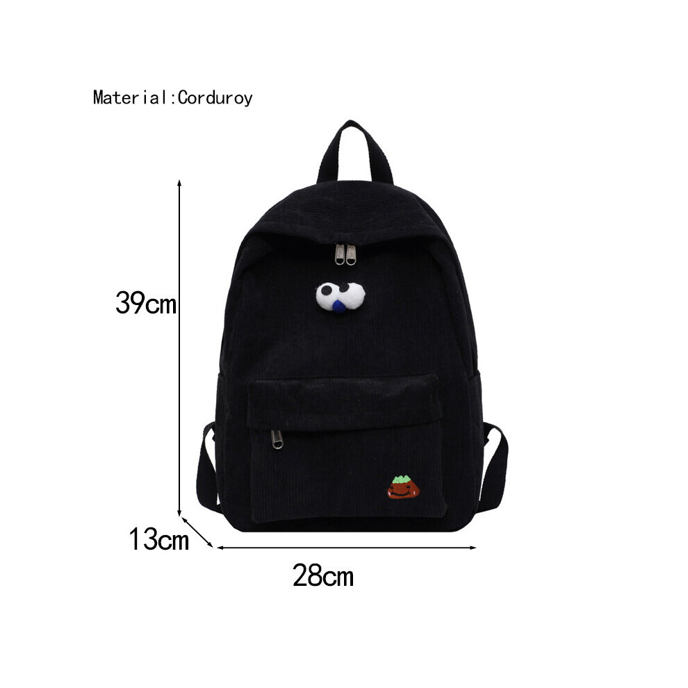 (beige, 16 Inches) Multi-color Backpacks For Women Cartoon Bags For Girls Schoolbag Summer Small Canvas Shoulder Bag Mini Travel Rucksack-image-OPC-PBSK9CC-NEW