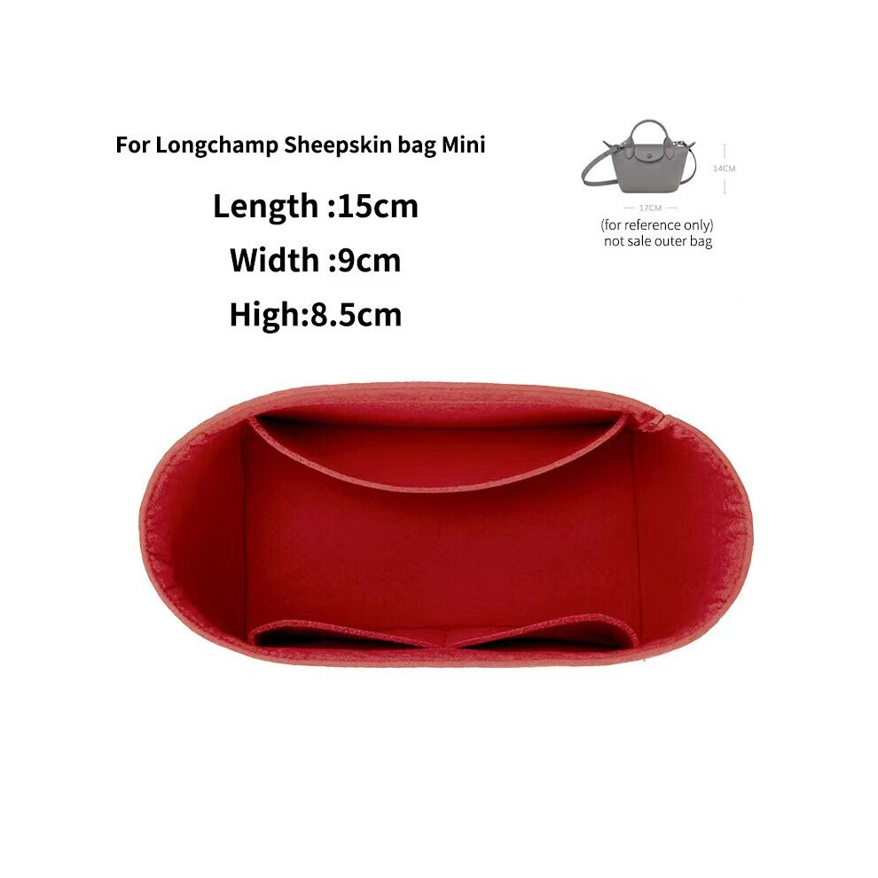 Nylon Insert Makeup Organizer For LE PLIAGE bag,Womens Handbags Travel Inner Purse,Portable Makeup Bags Shaper