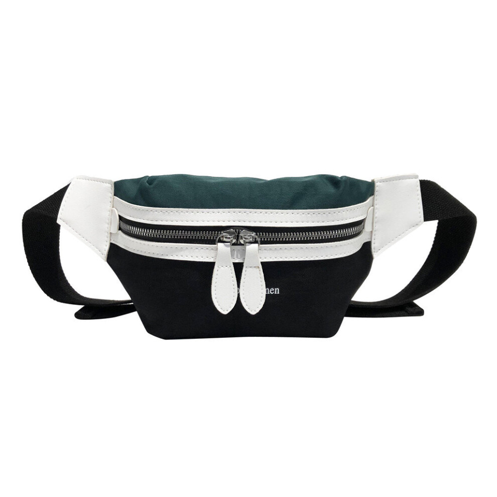 Canvas Fanny Pack Banana Waist Bag Belt Bag for Belt Women Waist Pack Contrast Chest Bag Phone Pouch Belly Bag-image-OPC-PBSKFJX-NEW