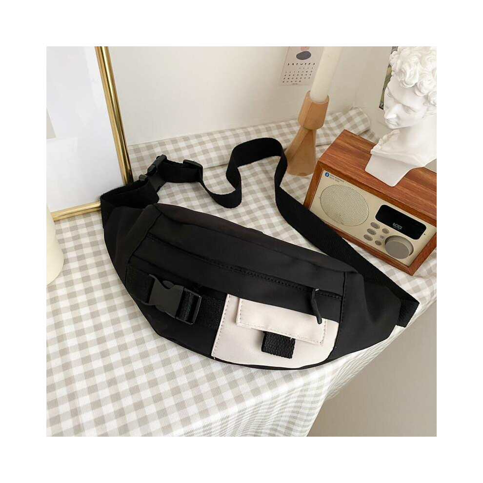 Waist Bags Casual Functional Money Phone Pouch Belt Bag Female Canvas Banana Bag Fanny Pack Cargo Harajuku Ulzzang Daily-image-OPC-PBSKFHQ-NEW