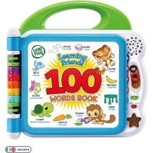 LeapFrog 601503 Learning Friends 100 Words Baby Book Educational and Interactive Bilingual Playbook 1, 2, 3, 4+ Year Olds, Multi-Colour, One Size