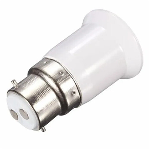 2 X Lamp Bases Light Bulb Adaptor B22 To E27 Lamp Converter Holder 1