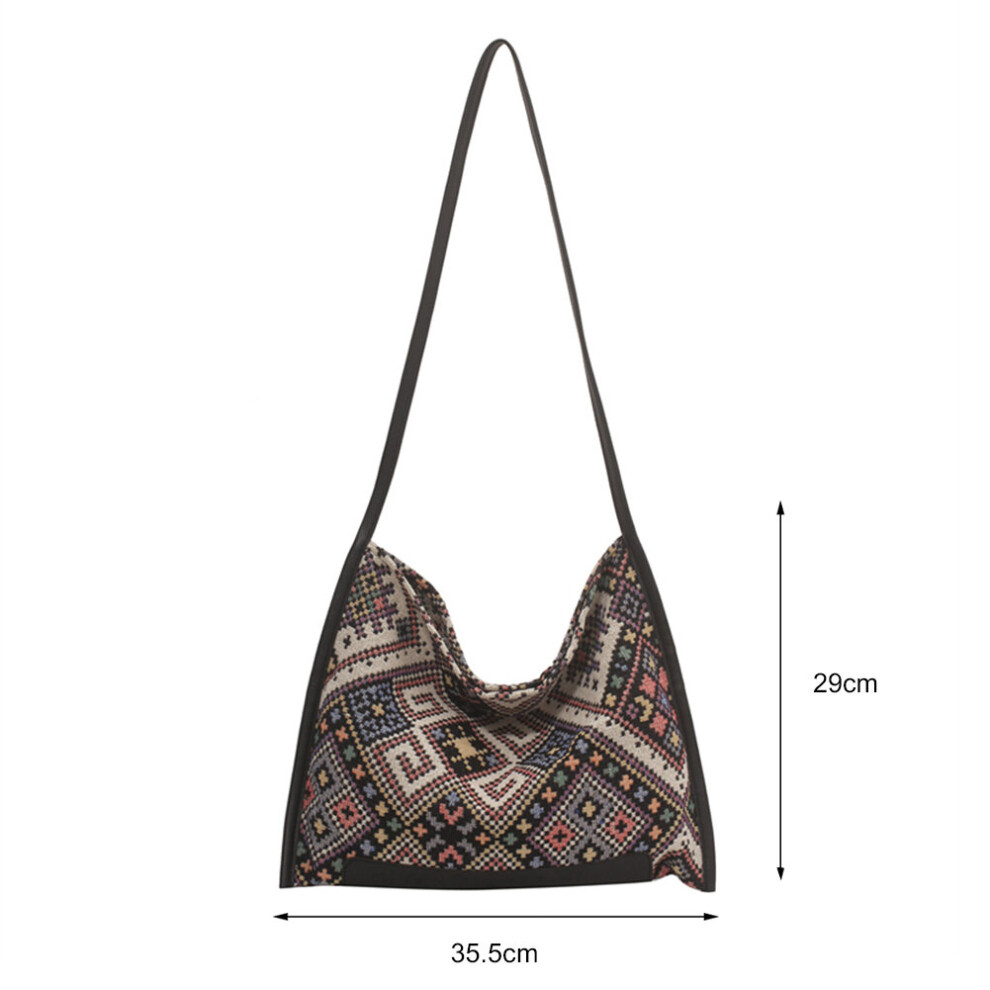 Women Ethnic Style Retro Handbags Portable Shoulder Messenger Crossbody Bags for Outdoor Shopping Traveling-image-OPC-PBSKM95-NEW