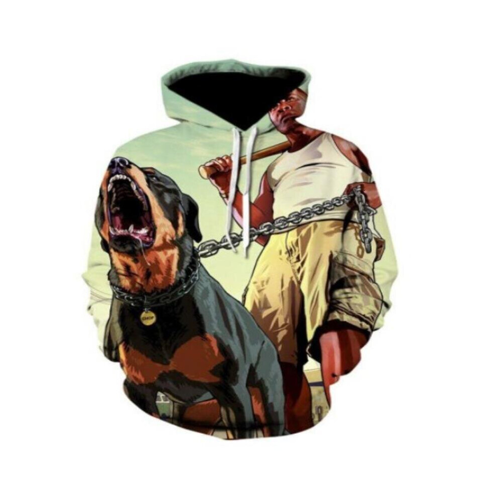 (Franklin, S) Theft Grand Gta5 Auto Game Casual Round Neck 3dprinting Spring And Autumn Hoodie 