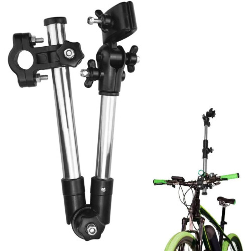 Attachment Umbrella Adjustable Clamp Stands Connector Pipe Wheelchair Handle 2