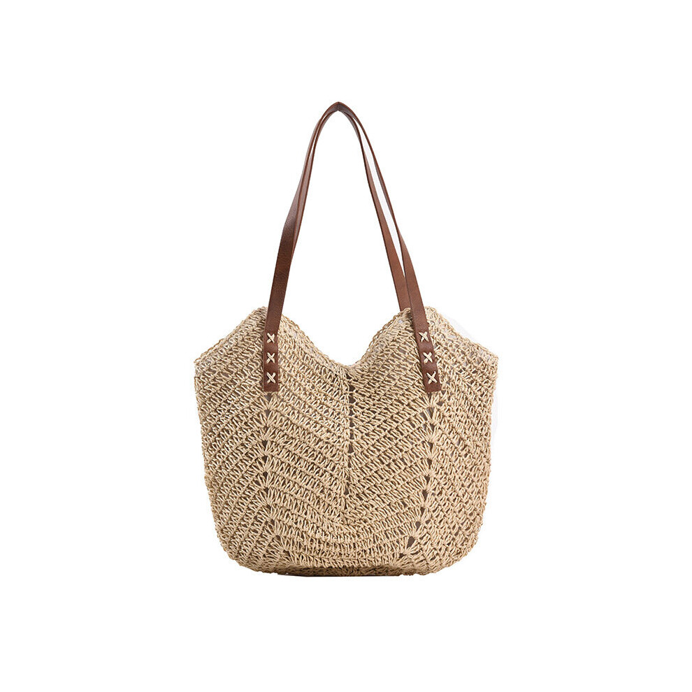 Women Bags Round Straw Tote Raffia Round Barrel Straw Woven Crossbody Bag Handbags Beach Shoulder Bag for Women