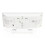 (White Red) Digital Alarm Clock Snooze Display Time Night Led 4