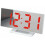 (White Red) Digital Alarm Clock Snooze Display Time Night Led 1