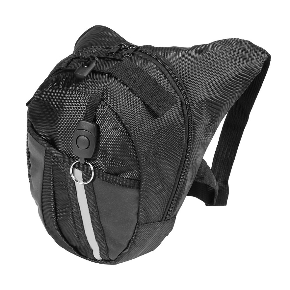 Multifunctional Men Drop Leg Belt Bag Waterproof Molle Thigh Waist Fanny Pack Carbon Texture Pouch for Outdoor Hiking Motorcycle-image-OPC-PBSMMQJ-NEW