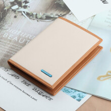Men Leather Money Clip Slim Bifold Wallet ID Credit Clip Cash Holder Retro Multi-slot Men's Money Case
