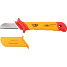 Cutter Yato - YT-21210 - isolatie kabel mes 50 x 180 mm VDE Geel/Rood