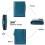 Small Wallet for Women Leather Bifold Compact RFID Blocking Multifunction Womens Wallet 5