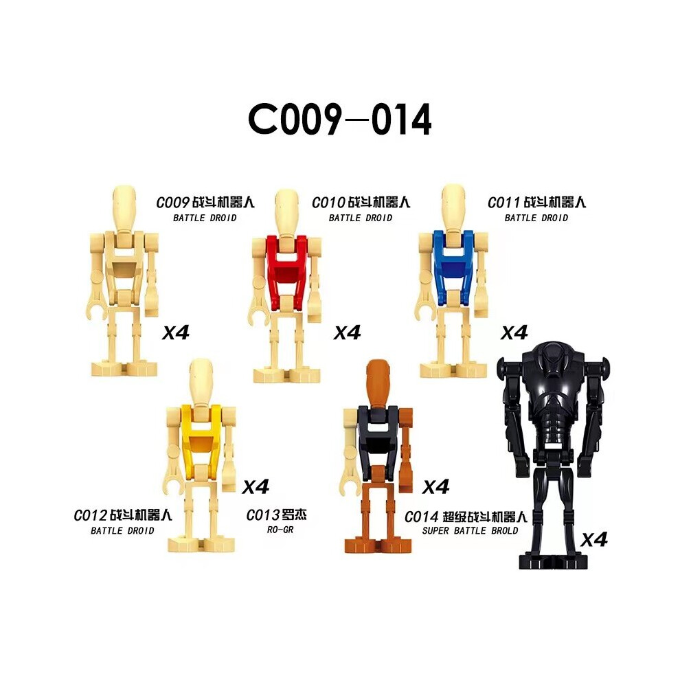 (Battle Droids A 24PCS) Star Wars Clone Troopers Minifigures Gift Fit Lego