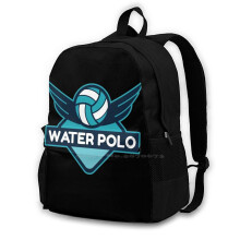 Water Polo Bag Backpack For Men Women Girls Teenage Water Water Sport Water Vintage Water Retro Water Sports Waterpolo