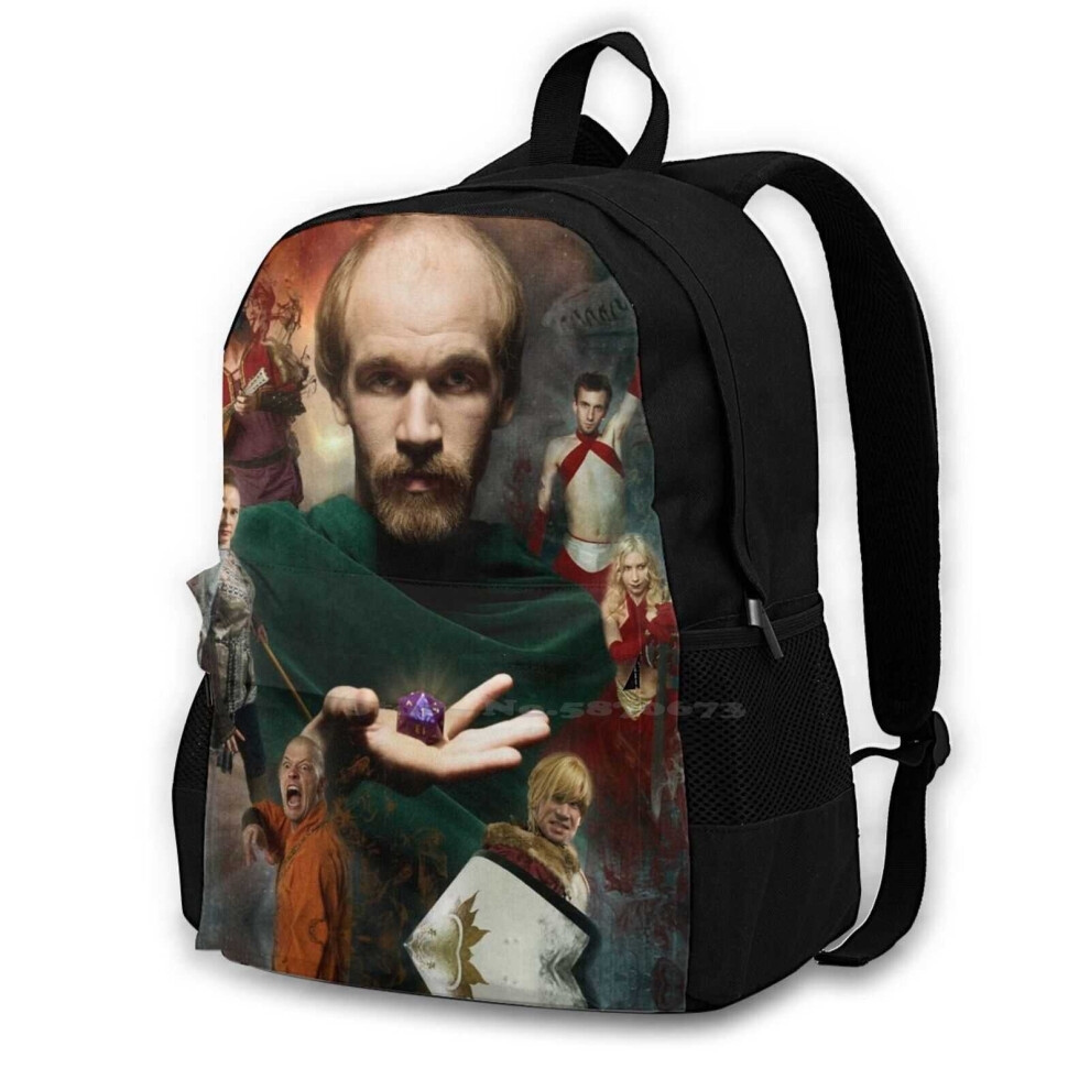 The Gamers: Dorkness Rising Travel Laptop Bagpack Bags The Gamers Dorkness Rising Dead Gentlemen Gamers Dorkness Multicoloured 885654926773