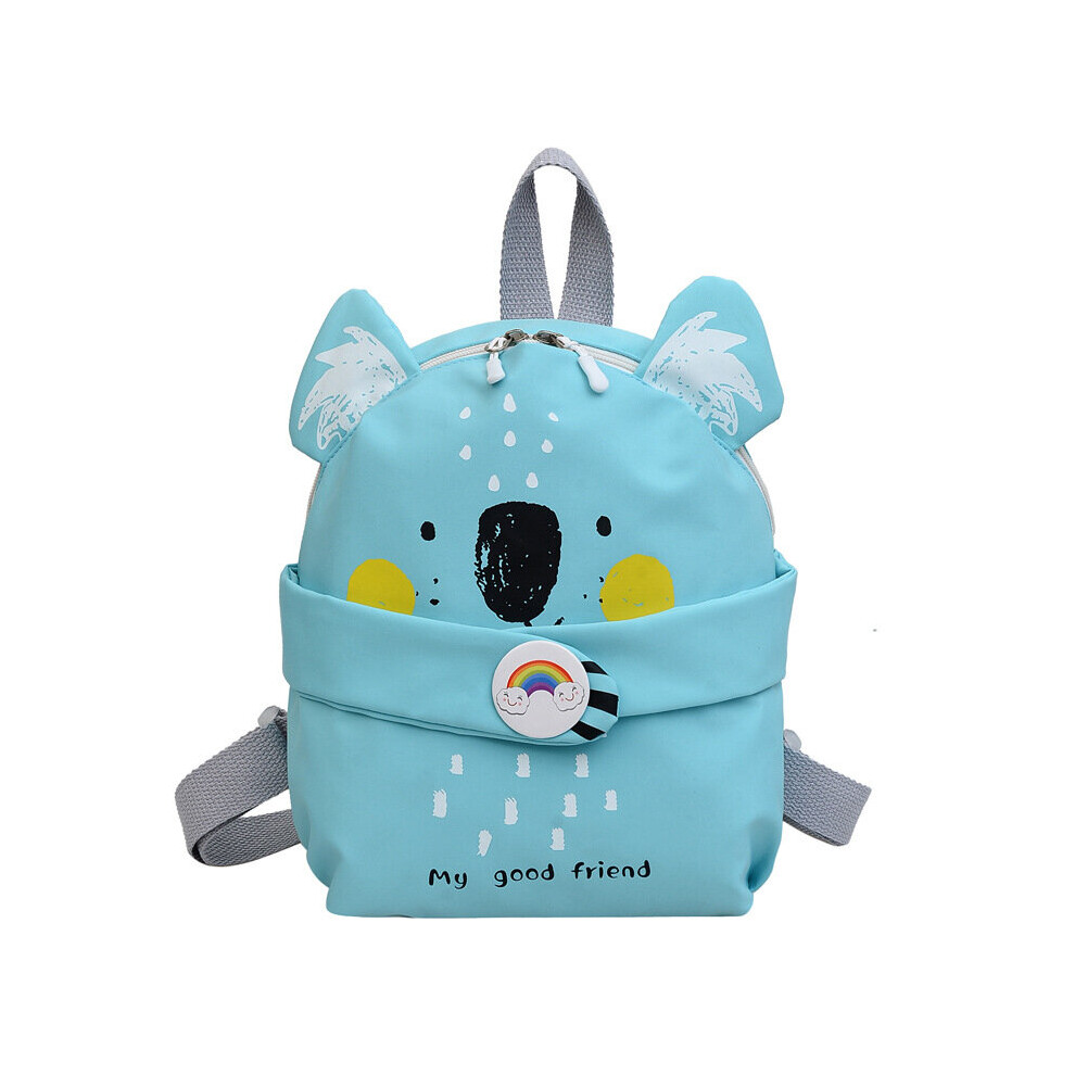 (Blue-No Need Custom) Kids Kindergarten Schoolbag Ultra Light Cartoon Animal Backpacks Waterproof Creative Children's Bag Early Education Gift-image-OPC-PBSN2VV-NEW