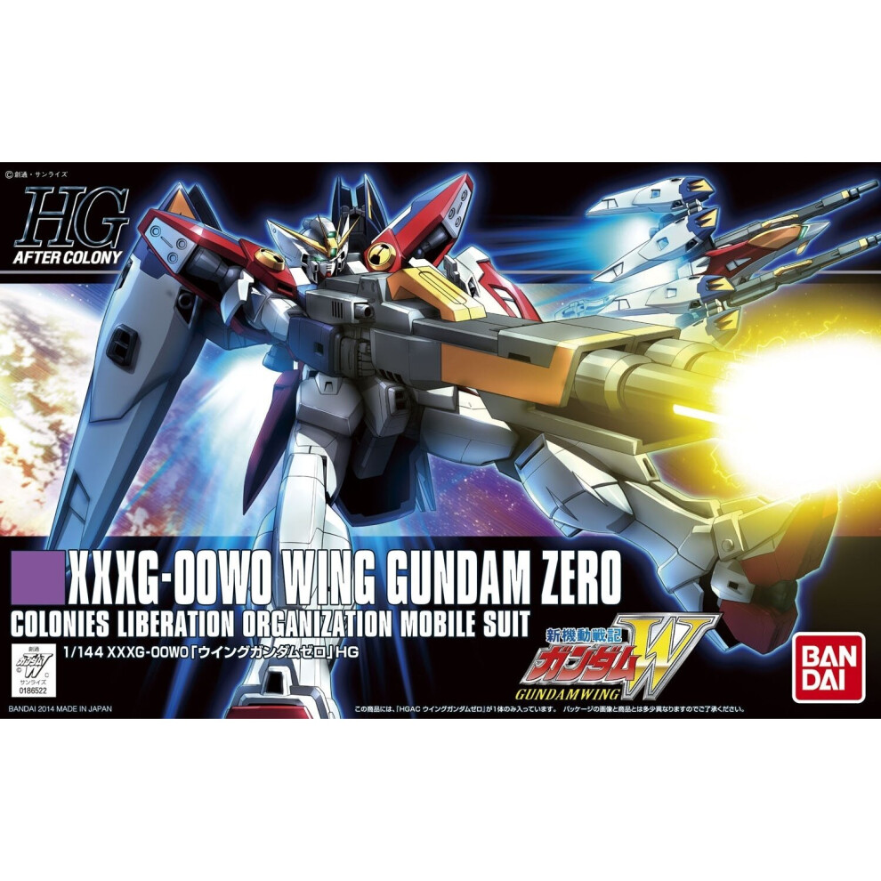 Mobile Suit Gundam Wing XXXG-00W0 Colonies Liberation Organization 1/144 scale Gunpla model kit