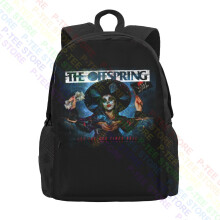 The Offspring Let The Bad Times Roll Large Capacity Backpack – Personalised Black Schoolbag