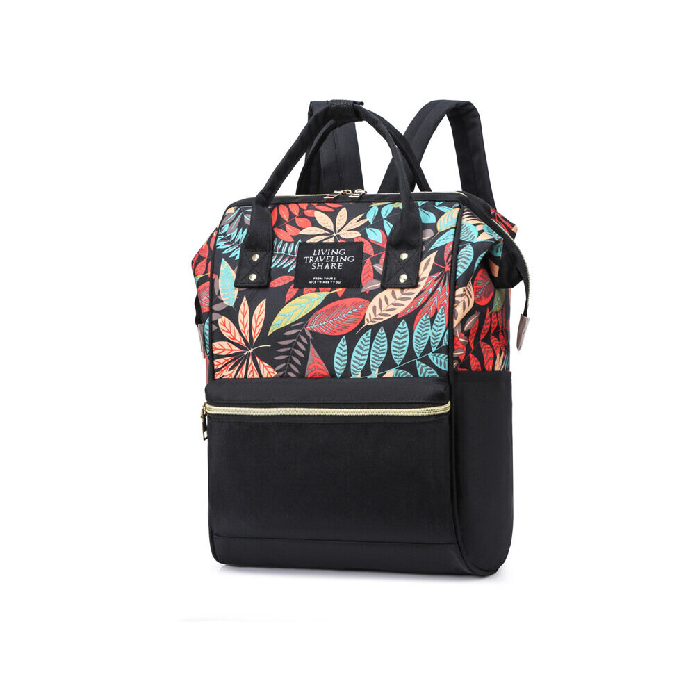 Backpacks For Women Mommy Diaper Bag Large Capacity Nursing Baby Nappy Bag Care Bag Mother Kid Travel Backpacks Black