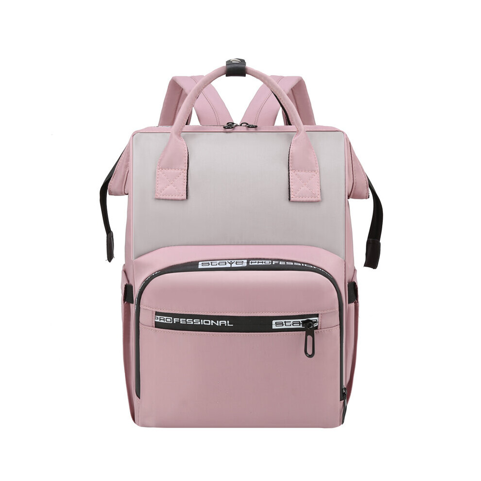 Stylish Mummy Bag Diaper Bag Baby Care Large Capacity Mom Backpack Mommy Maternity Wet Bag Waterproof Nappy Pregnant Bag Handbag Multicoloured