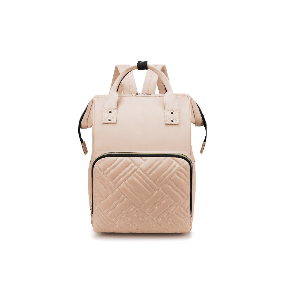 Lightweight Mommy Usb Diaper Bag Baby Care Large Capacity Mom Backpack Mummy Maternity Bag Waterproof Baby Pregnant Nappy Bags Brown