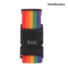 1PCS Anti-theft Luggage Strap Bundling Belt Travel Luggage Strap Adjustable Password Lock Packing Belt Baggage Secure Lock