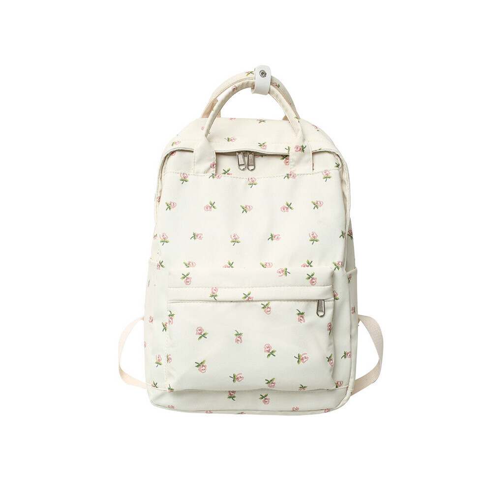 Floral Backpack For Women Waterproof Nylon Rucksack Teenager Large Capacity Student School Bag Travel Bag-image-OPC-PBSNDTF-NEW