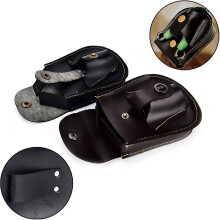 1pcs Faux Leather 2In1 Slingshot Ammo Catapult Steel Balls Bearings Bag Pouch