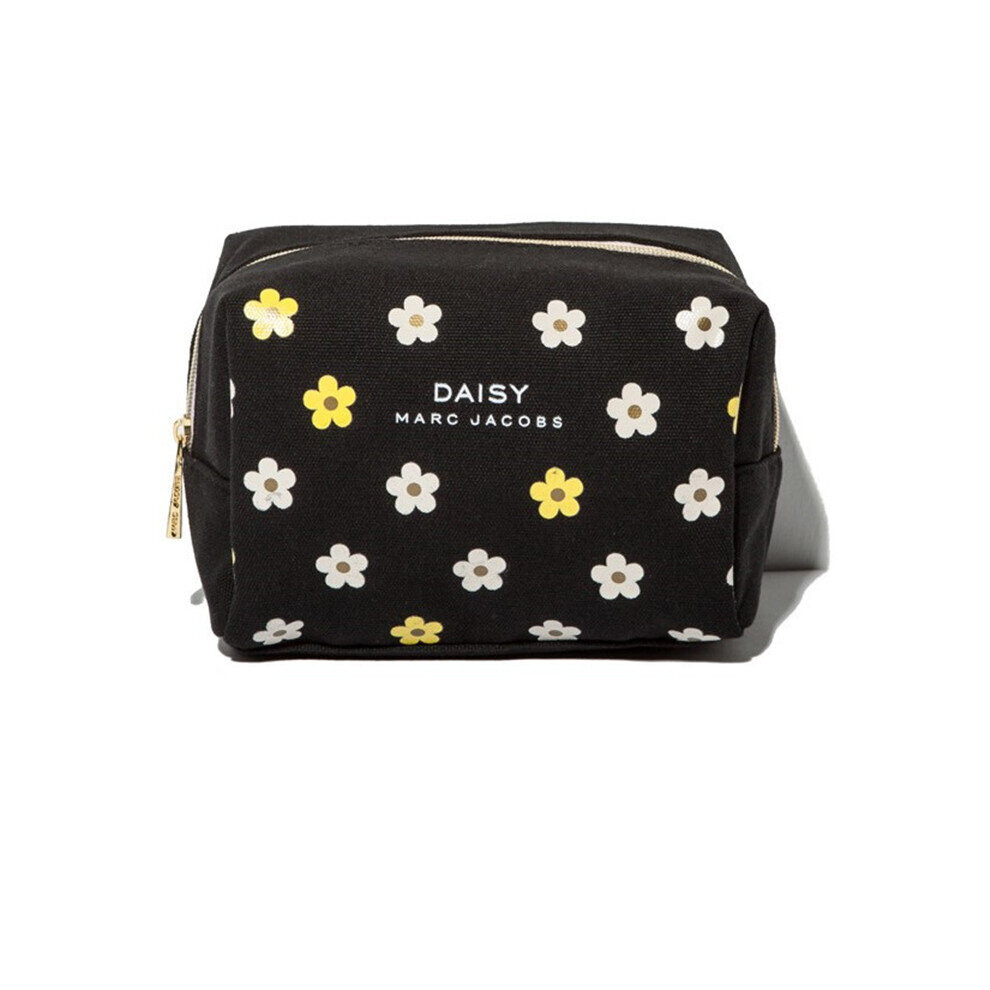 Multicoloured Ausuky Hight Cavans Cosmetic Bag Small Chrysanthemum Pattern Makeup Bag Travel Organizer Maleta De Maquiagem#5