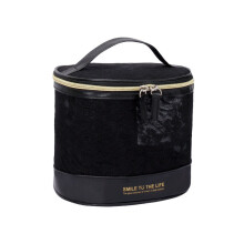 Hidden Flower Cylinder Cosmetic Bag Travel Wash Storage Bag Cosmetic Bag Convenient Portable Cosmetic Bag