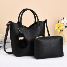 Child Mother Bag Women Large Capacity Litchi Pattern Handheld Bucket Casual Shoulder Bag Women