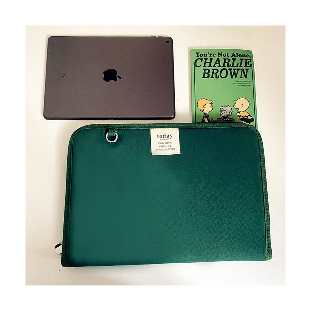 (Green Beige-Pro 9.7 10.8 11Inch) Shockproof Ipad Tablet Bag Macbook 10.5 11 13 13.3 Inch Notebook Storage Bag Laptop Liner Bag Student Stationery Org Multicoloured 885654880433