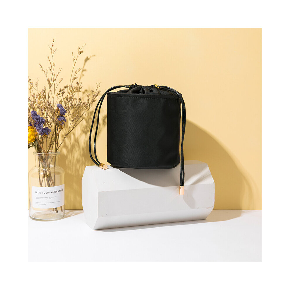 Nylon cosmetic bag portable carry-on storage bucket bag inner bag small liner bag