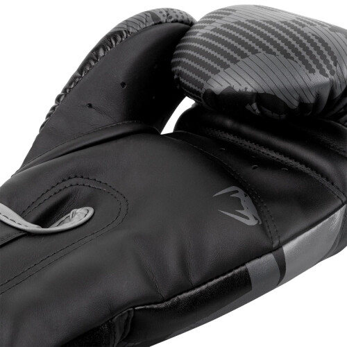 VENUM ELITE BOXING GLOVES DARK CAMO/GREY - 10oz 2