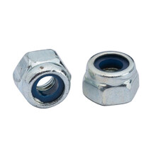 Suki Self-Locking Hexagonal Zinc-Plated Nuts (M4, Pack of 10)