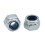 Suki Self-Locking Hexagonal Zinc-Plated Nuts (M4, Pack of 10) 1