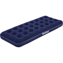 Bestway Pavillo Single Size Air Bed Inflatable Outdoor Indoor Airbed for Camping Quick Inflation Air Mattress Blue