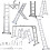 4.7M Multi-Purpose Ladder Scaffold Ladder 15.5Ft Combination Ladder Folding Trestle with Tool Tray 7