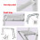 4.7M Multi-Purpose Ladder Scaffold Ladder 15.5Ft Combination Ladder Folding Trestle with Tool Tray 6