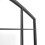 Living And Home Industrial Arch Windowpane Wall Mirror with Black Metal Frame 5