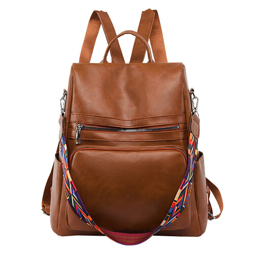 Women's Backpack Large Capacity Soft Leather Travel Backpack for Dogs Ladies Backpack Womens Work Backpack 2