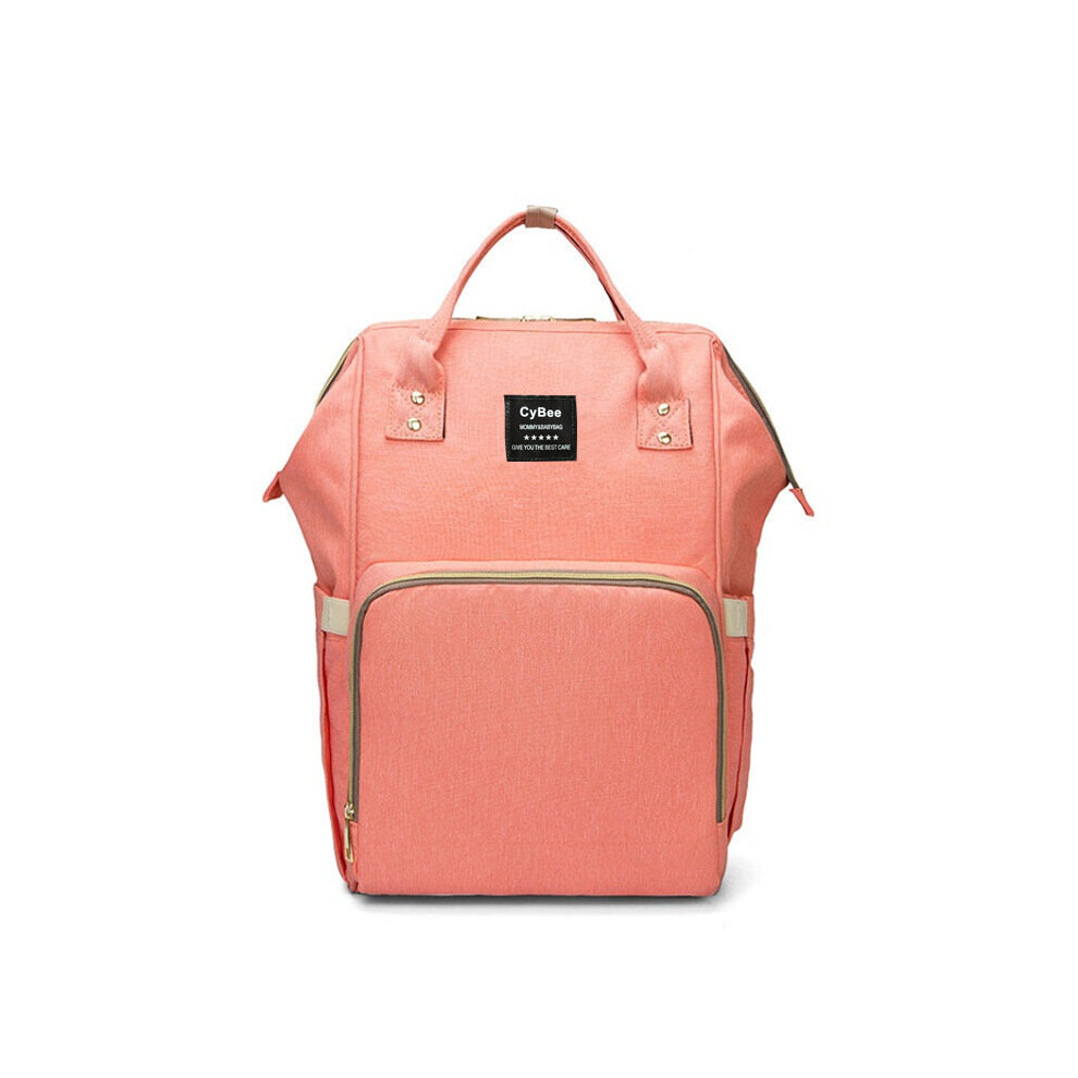 Amiqi Mom Bags Waterproof Back Zipper Diaper Bags Mummy Large Capacity Stroller Bag Nappy Changing Nursing Bags for Mom