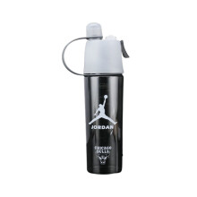 (Jordan) James Kobe 600ml Jordan Sports Spray Water Cup Large Capacity Portable Bottle