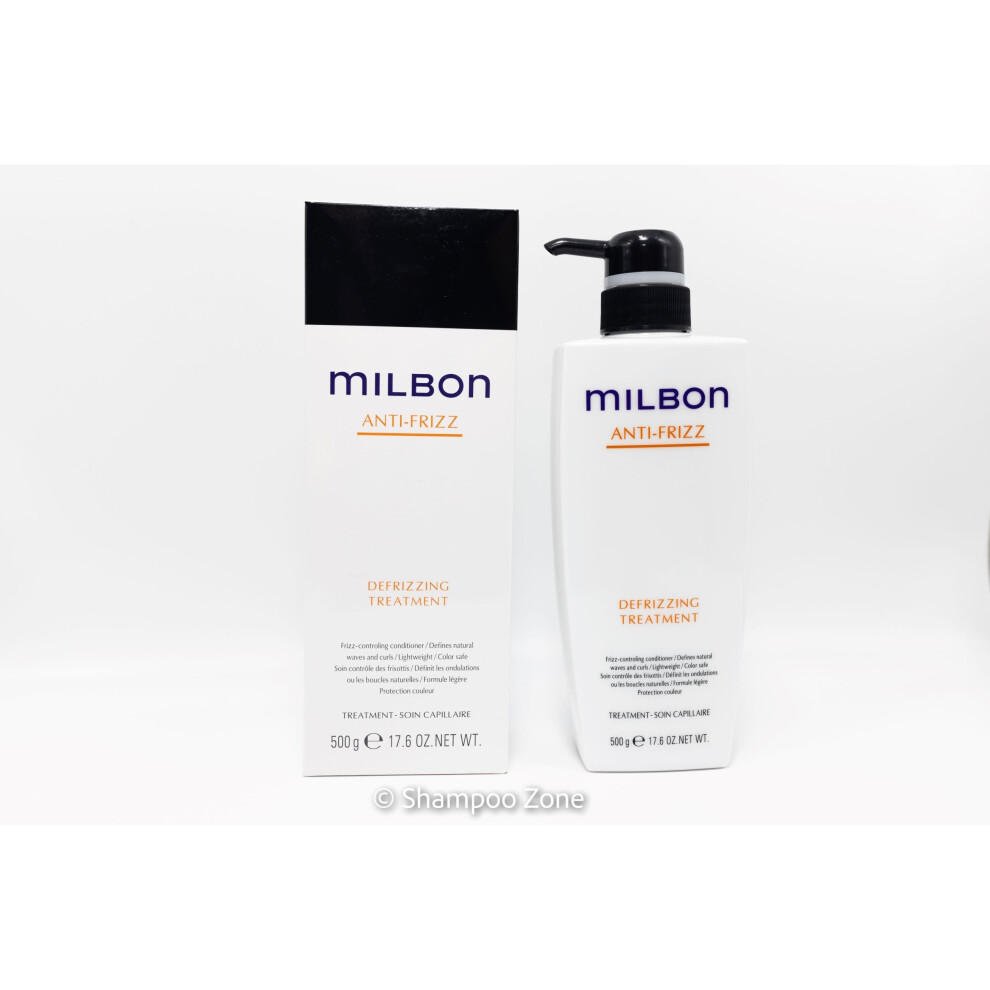 Milbon Anti Frizz Defrizzing Treatment 17.6 Oz Conditioner