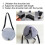 Storage Stool Nylon Webbing Telescoping Collapsible Stool Storage Bag for Hiking Tours 2