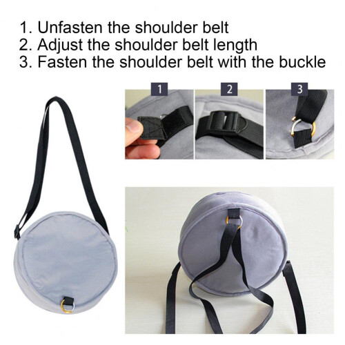 Storage Stool Nylon Webbing Telescoping Collapsible Stool Storage Bag for Hiking Tours 1