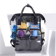 Transparent Bag Waterproof Backpack For Mom Nappy Bags Large Capacity Baby Bag Travel Mummy Bag Nursing Bag Mochila
